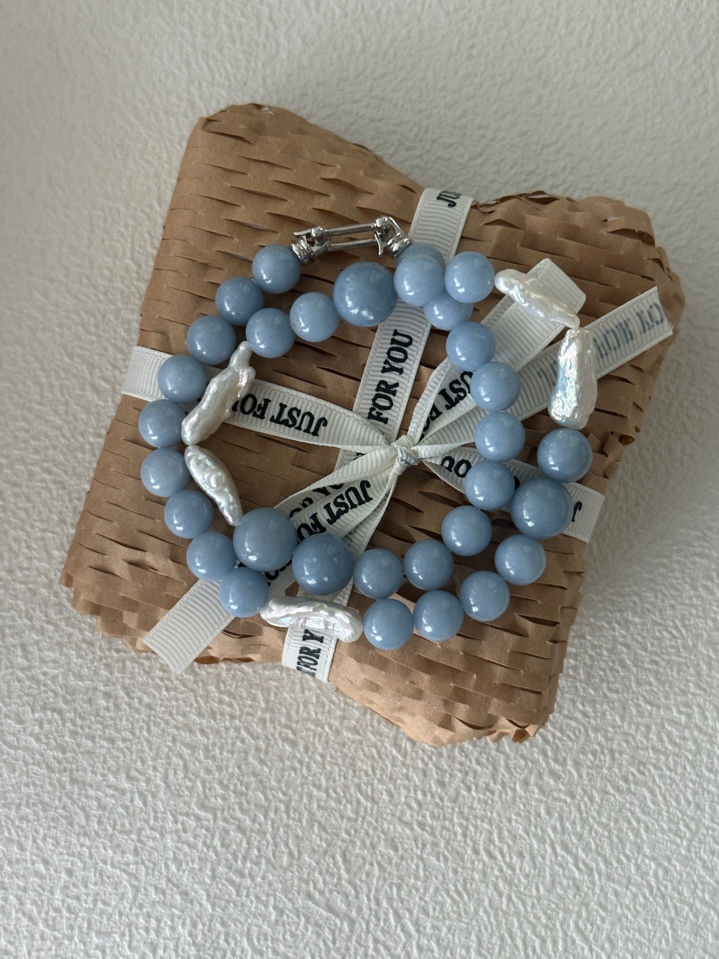 Sommarblå Pearl Necklace