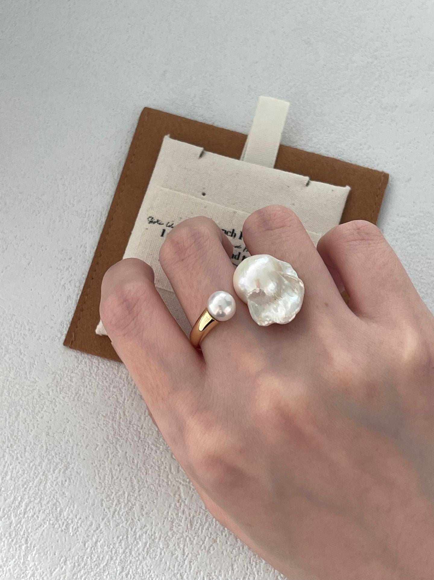 ALBA Baroque Pearl Ring