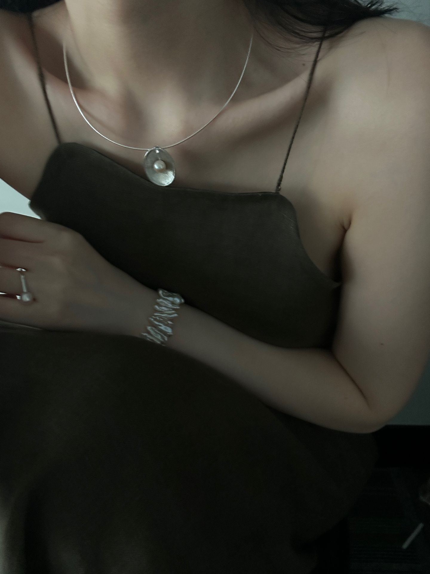 Dusk Baroque Pearl Bracelet