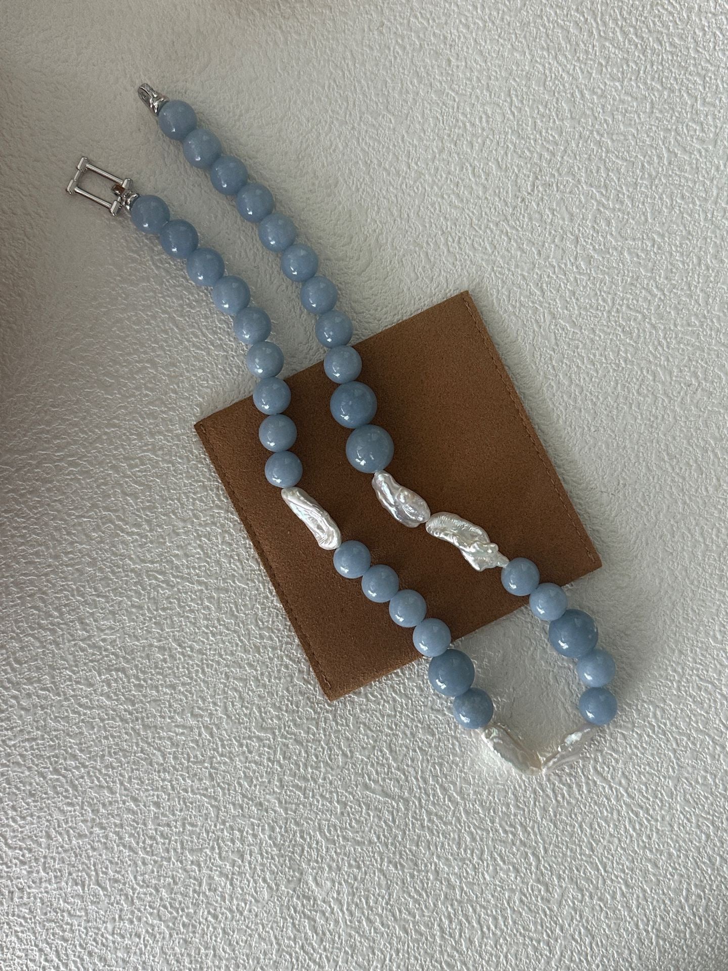 Sommarblå Pearl Necklace