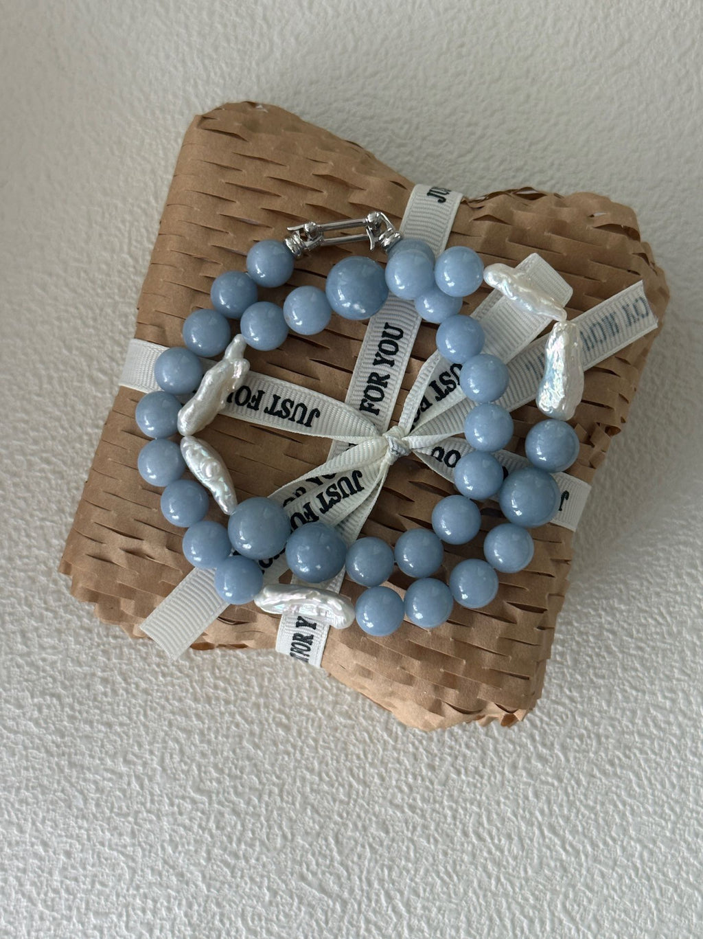 Sommarblå Pearl Necklace
