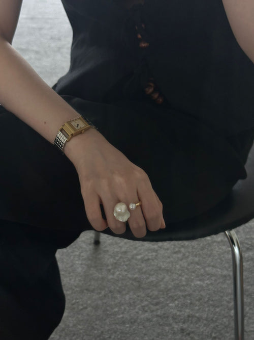 ALBA Baroque Pearl Ring
