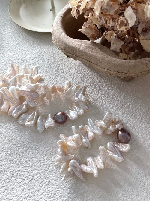 Dusk Baroque Pearl Bracelet